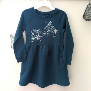 Little girls fleece dress